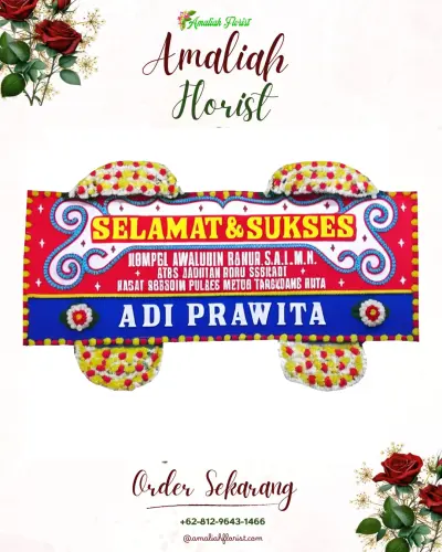 Karangan Bunga Ucapan Selamat di Cimanis