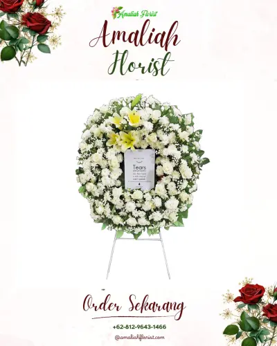 Krans Bunga Duka Cita di Cimanis